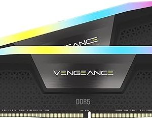 CORSAIR VENGEANCE RGB DDR5 RAM 32GB (2x16GB) 6000MHz CL36-44-44-96 1.35V Intel XMP Desktop